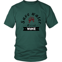 Save Water Drink Wine Shirt
