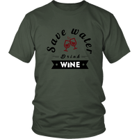 Save Water Drink Wine Shirt