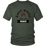 Save Water Drink Wine Shirt
