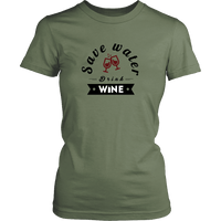 Save Water Drink Wine Shirt